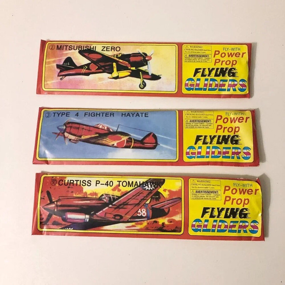 Lot of 7 Power Prop Flying Gliders WWII Aircraft  Airplanes - Picture 13 of 15